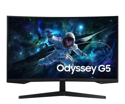 Monitor LED 27" (26,5"-28,4") SAMSUNG Odyssey G5 S27CG552EUX 1440p/165Hz/ VA Curved